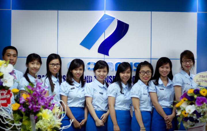 Mẫu đồng phục nhân viên tại công ty vận tải Glotrans logistics