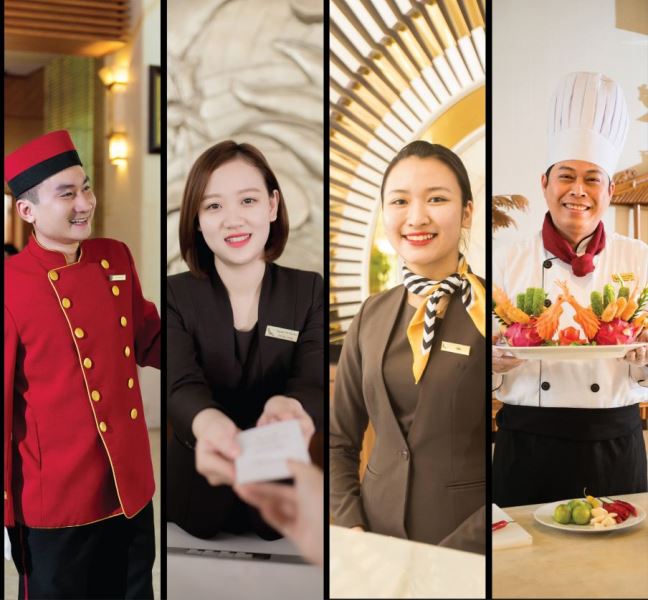Trang phục của nhân viên khách sạn