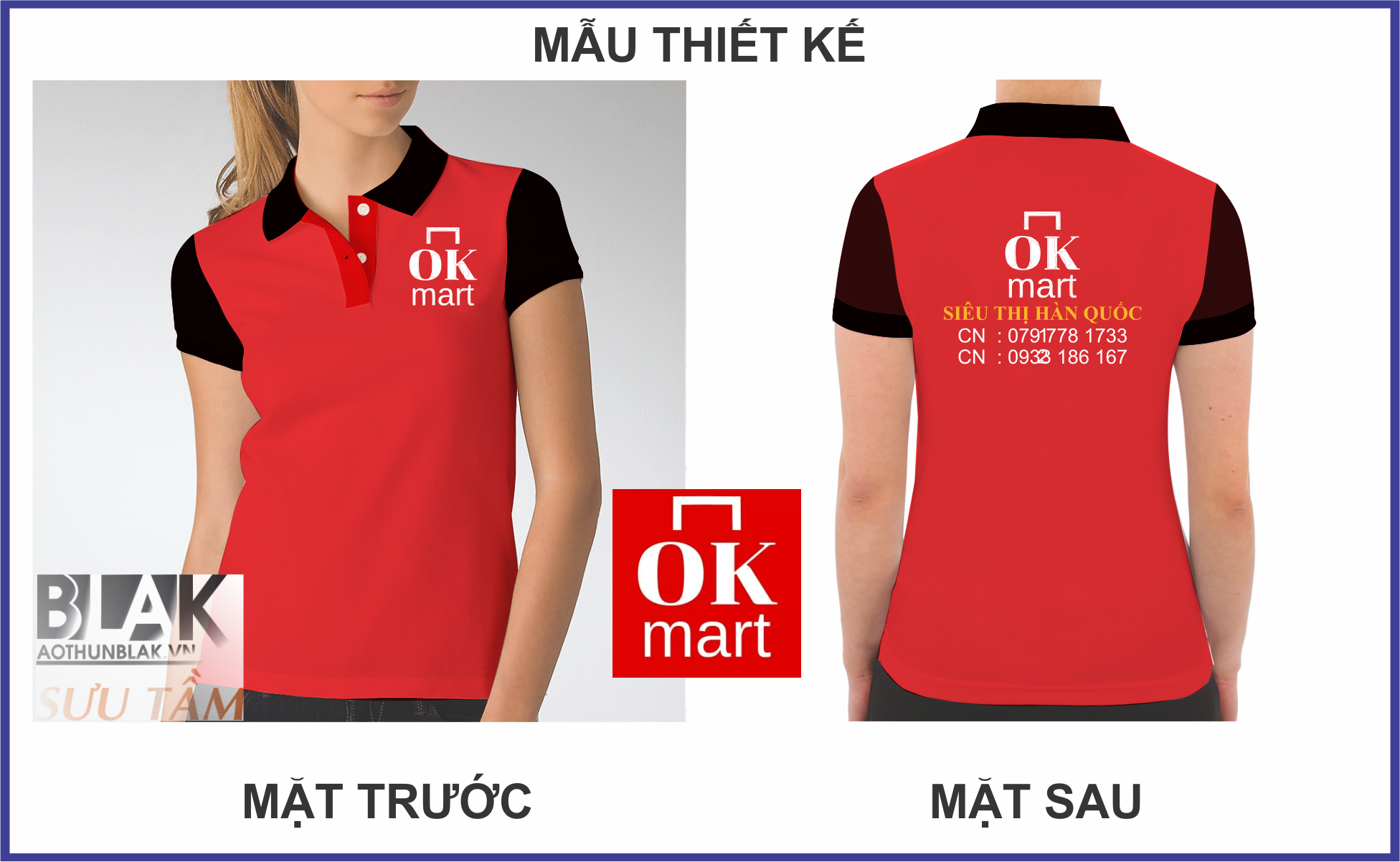 Mẫu thiết kế áo đồng phục OK Mart tại Vũng Tàu có gì đặc biệt?