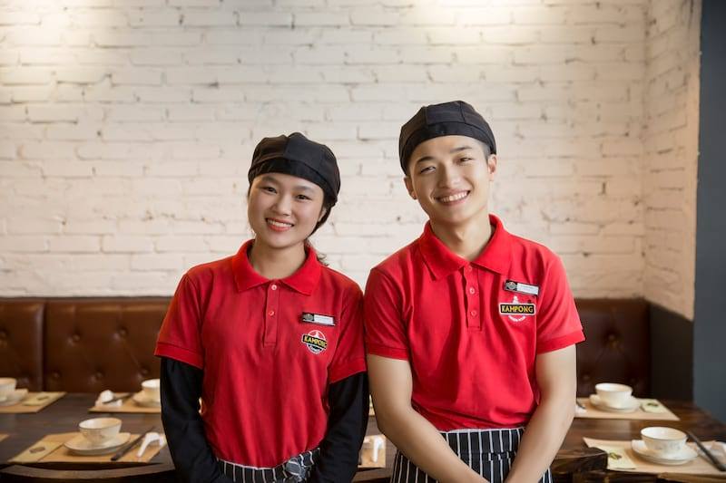 Mẫu đồng phục nhân viên nhà hàng KAMPONG