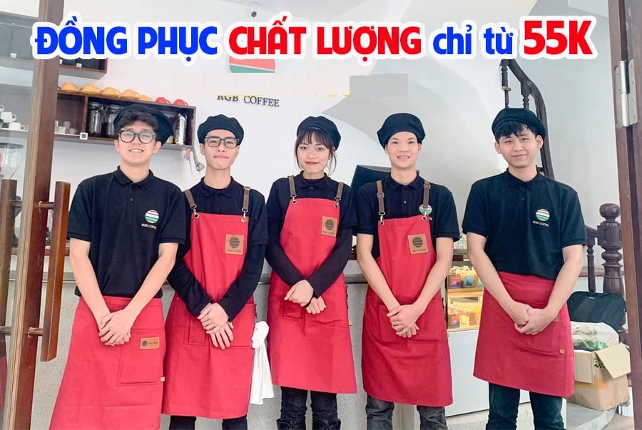 đồng phục quán cà phê đẹp