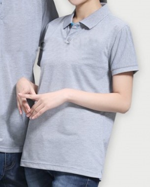 áo thun cổ bẻ form suông nữ