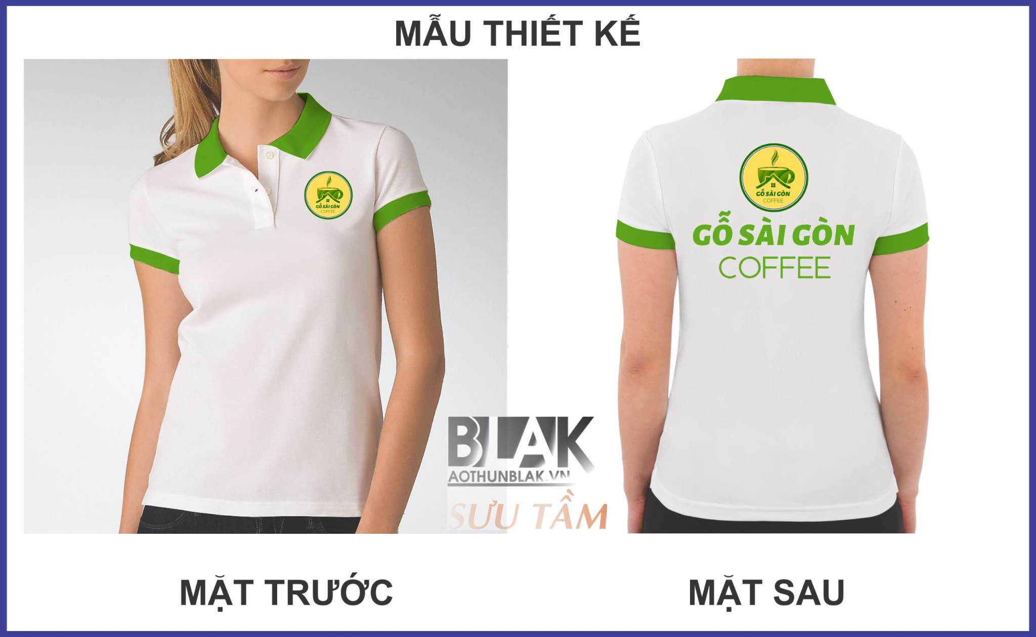 Mẫu thiết kế áo đồng phục quán cafe Gỗ Sài Gòn