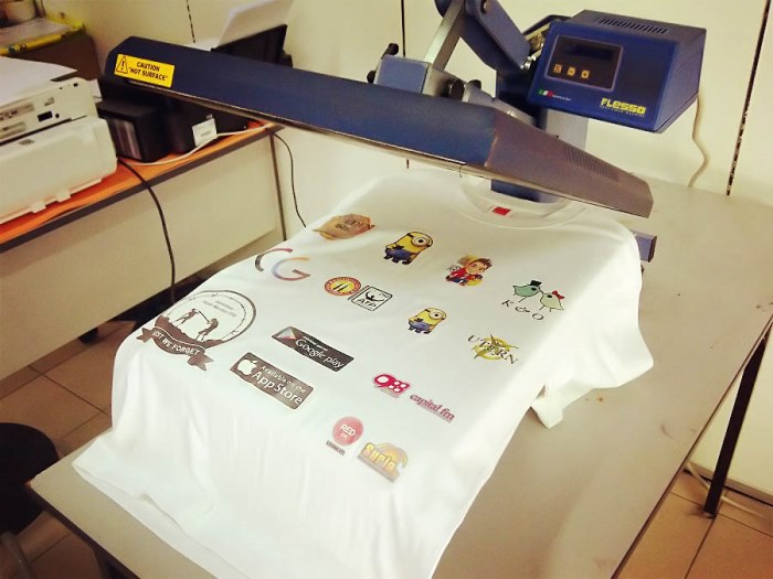 Mẫu áo in chuyển nhiệt đồng phục