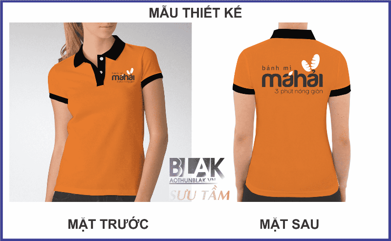 Mẫu thiết kế áo đồng phục bánh mì Má Hải