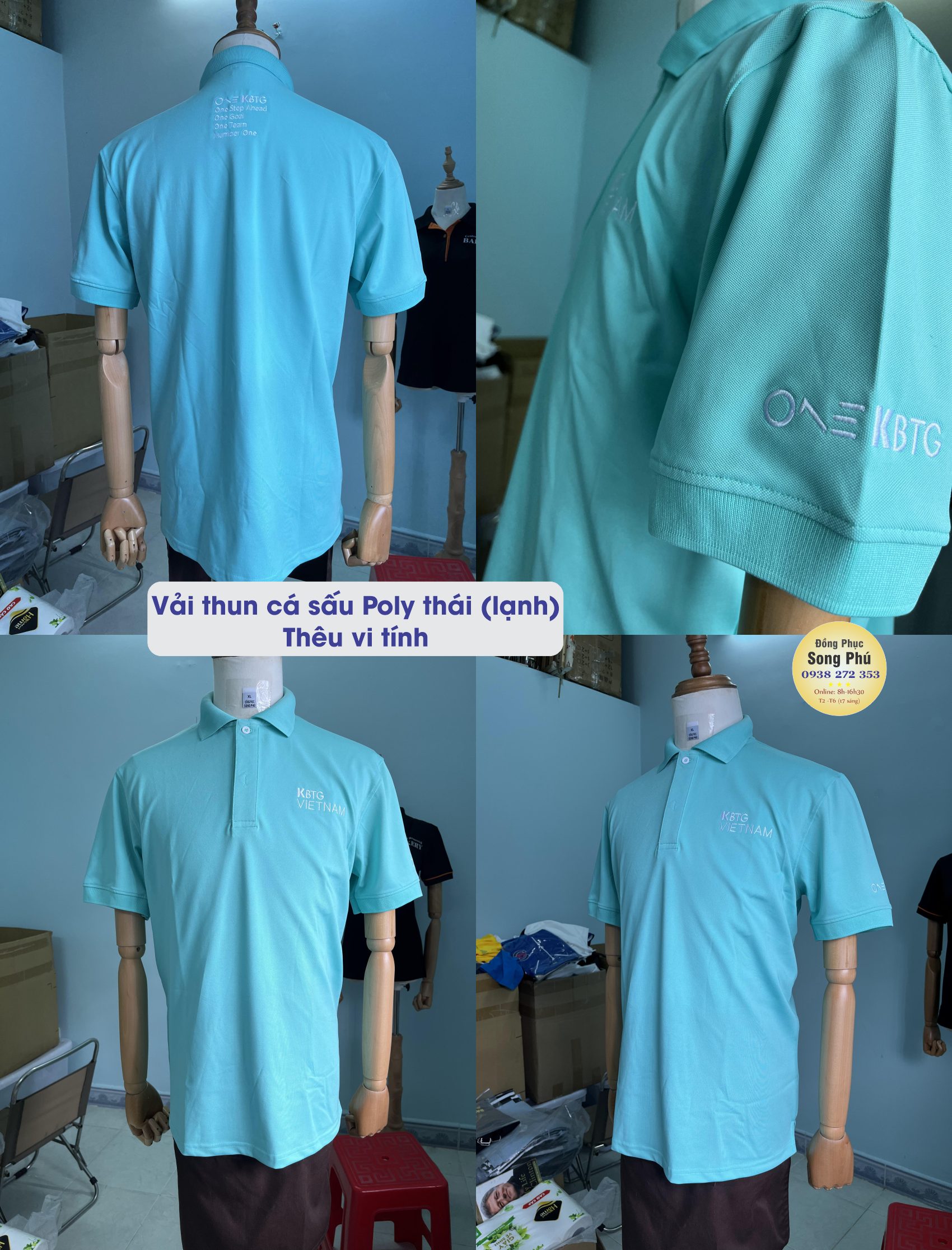 Mẫu áo thun đồng phục công ty KBTG Việt Nam