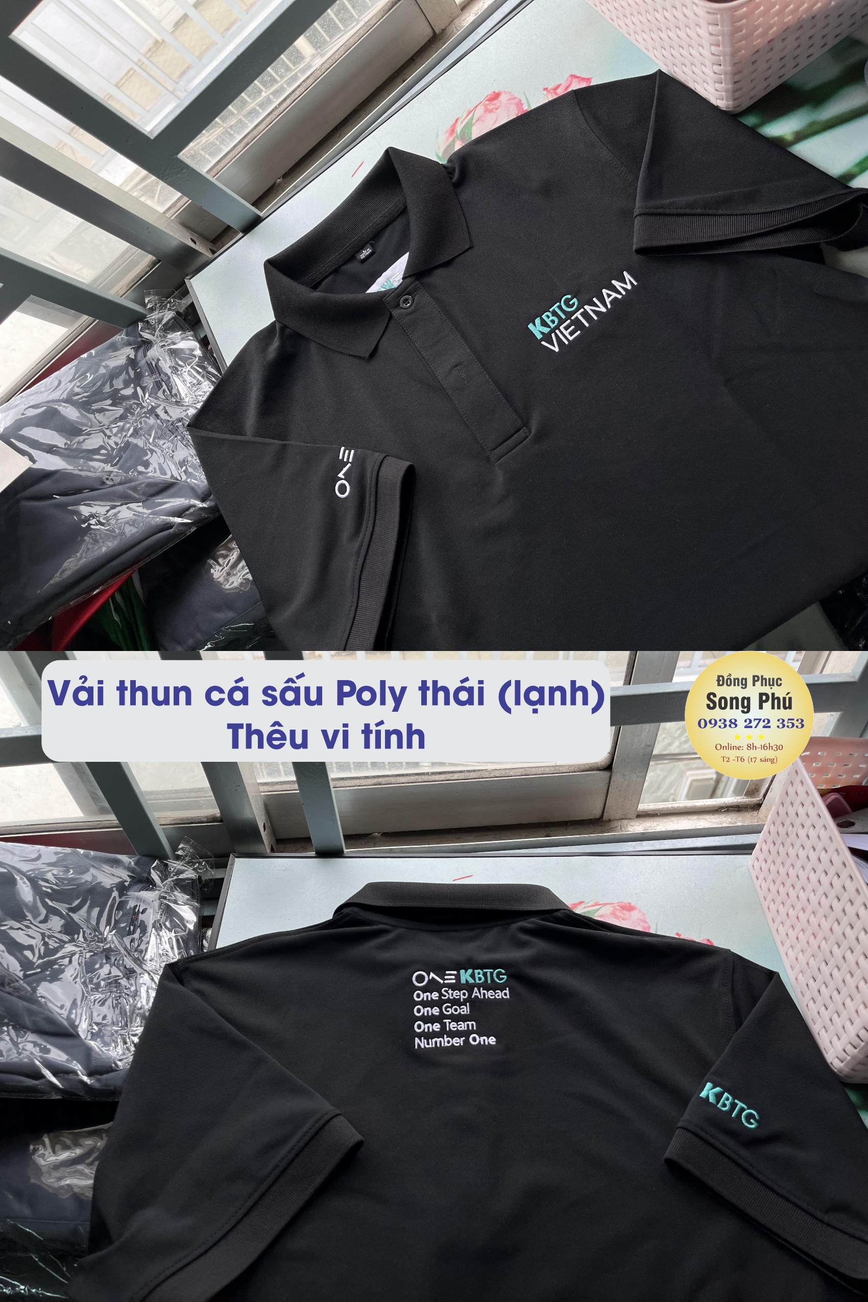 Mẫu áo thun đồng phục công ty KBTG Việt Nam