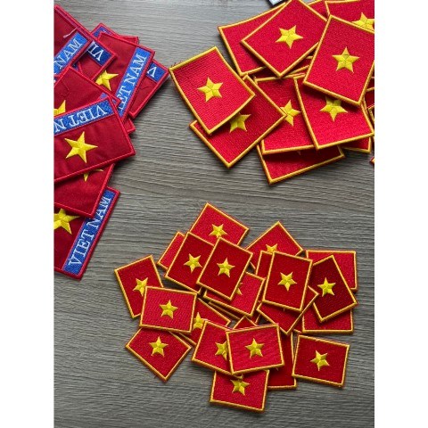 Hình ảnh Patch thêu lá cờ thực tế - Hình 1