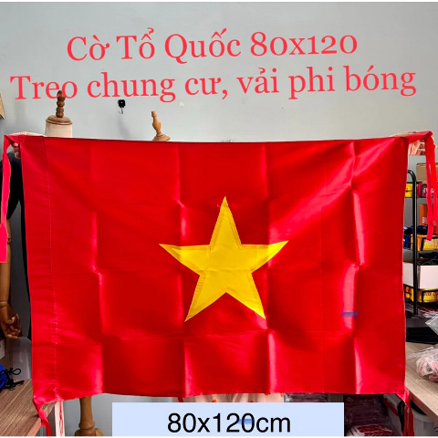 Hình ảnh thực tế sản phẩm lá cờ treo chung cư - Hình 1
