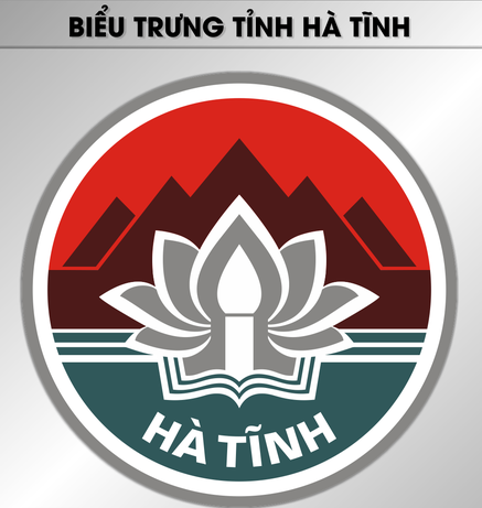 Logo tỉnh Hà Tỉnh - Tác giả: Họa sĩ Trần Hoài Đức (Hà Nội).