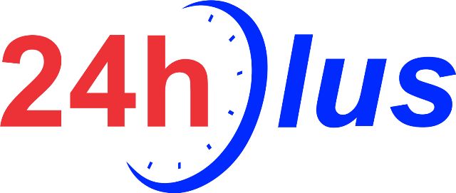 Mẫu thiết kế logo công ty 24hPlus