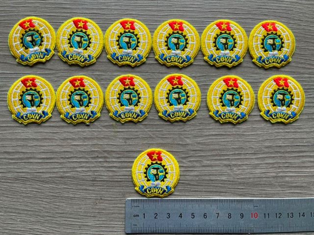 logo công đoàn thêu