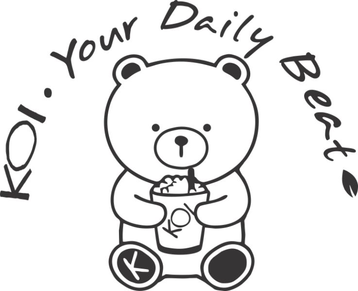 Mẫu thiết kế chú gấu Koi. Your Daily Beat