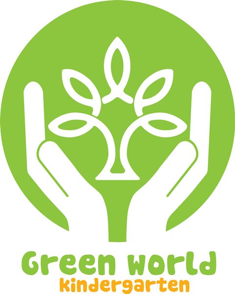 Mẫu thiết kế logo Green world kindergarten