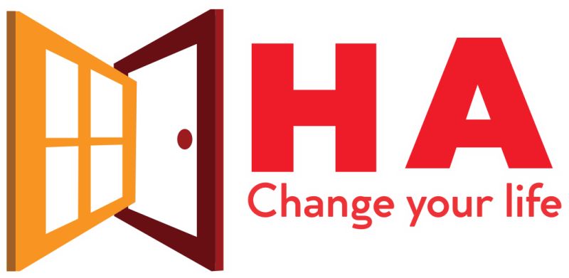 Mẫu thiết kế logo HA Centre - Learning English mới nhất - Hình 1