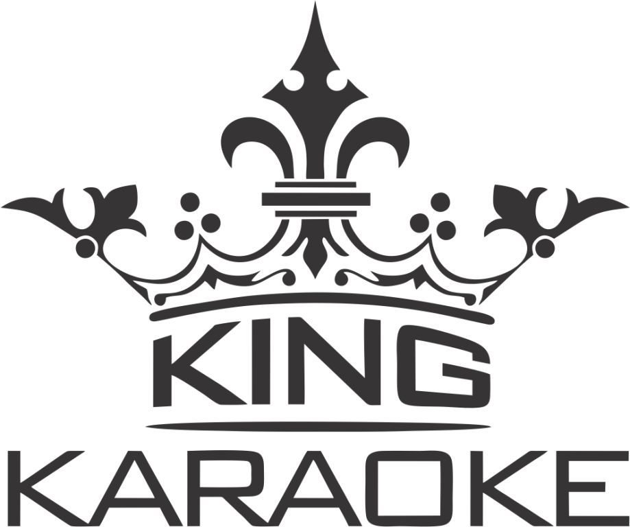 Mẫu logo King Karaoke màu đen