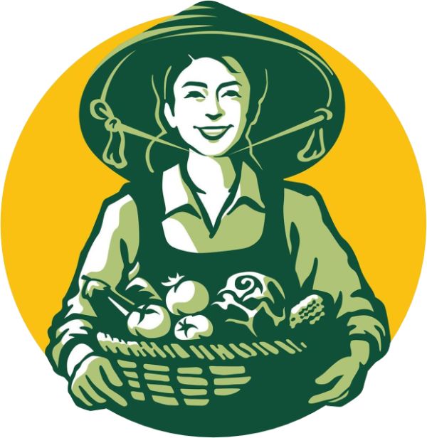 Mẫu thiết kế logo công ty Nông Sản Nhà Quê - Hình 2