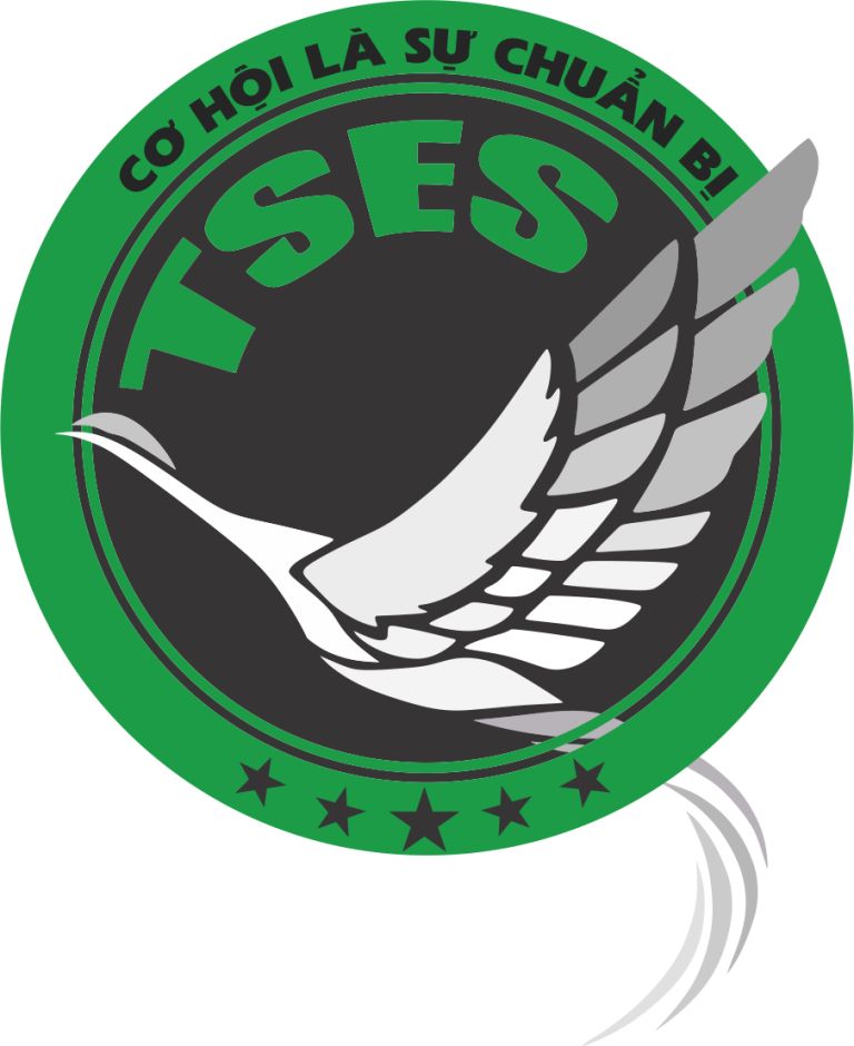 Mẫu thiết kế logo trung tâm anh ngữ TSES