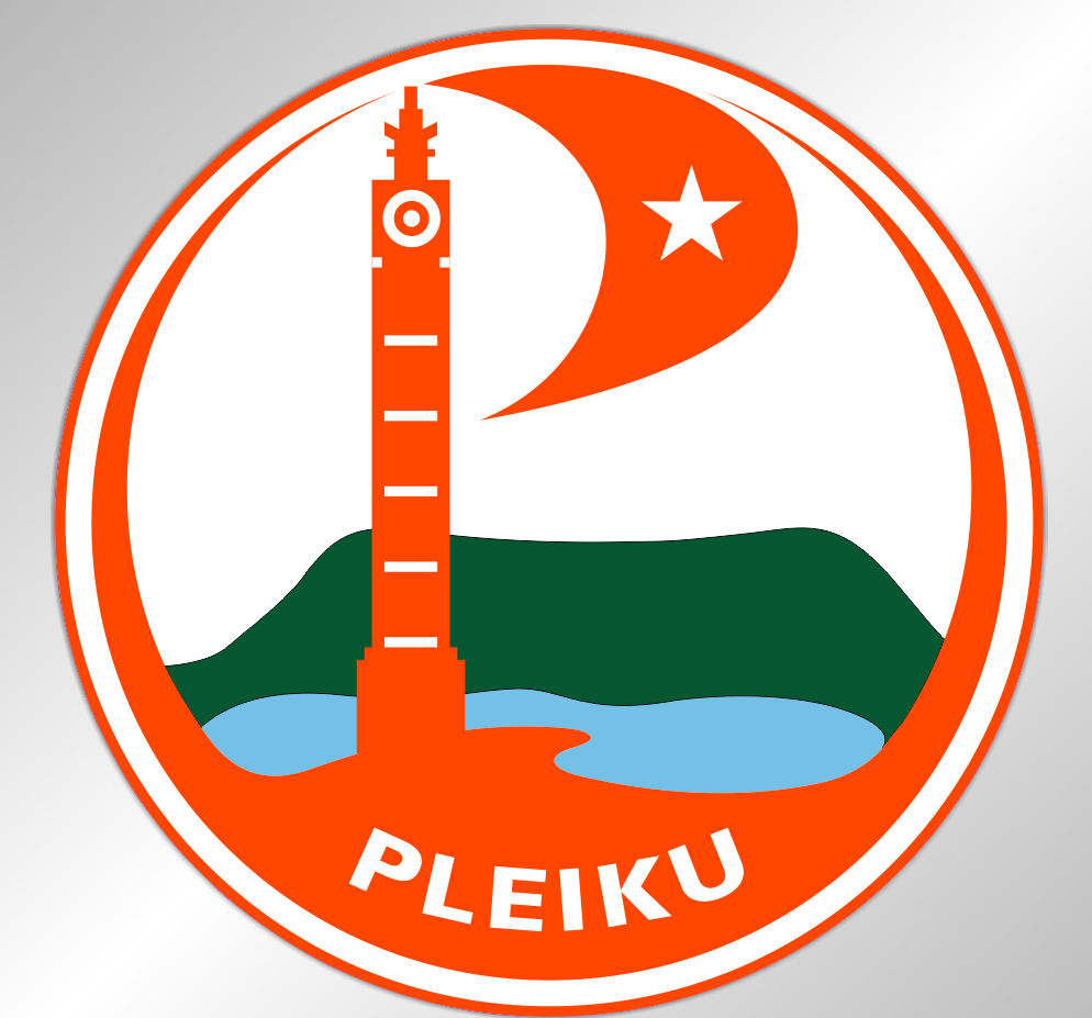 Mẫu thiết kế logo thành phố Pleiku - Gia Lai mới nhất