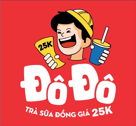Download file vector logo Đô Đô - Trà sữa đồng giá 25k, Hà Nội