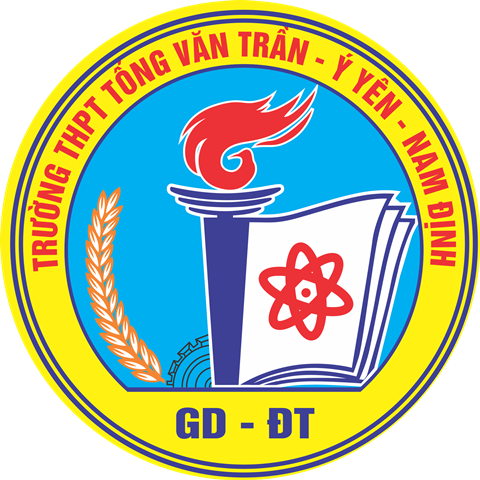 File thiết kế vector - Logo trường THPT Tống Văn Trân - Nam Định