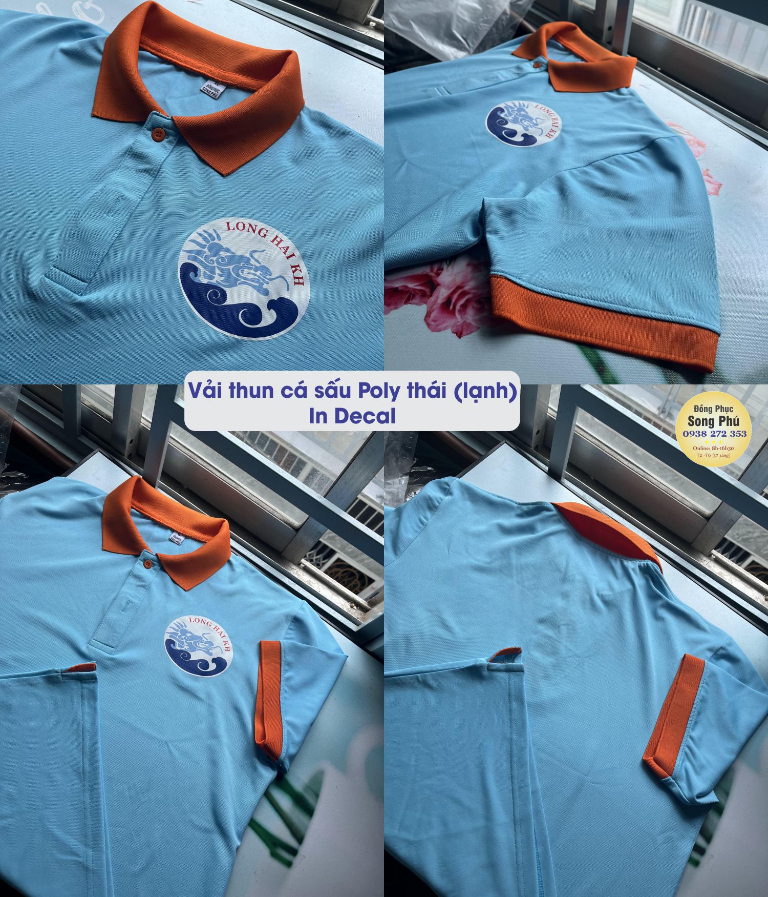 Mẫu áo thun đồng phục Long Hai KH