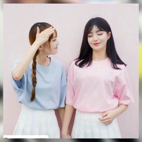 Áo thun trơn nhiều màu form rộng