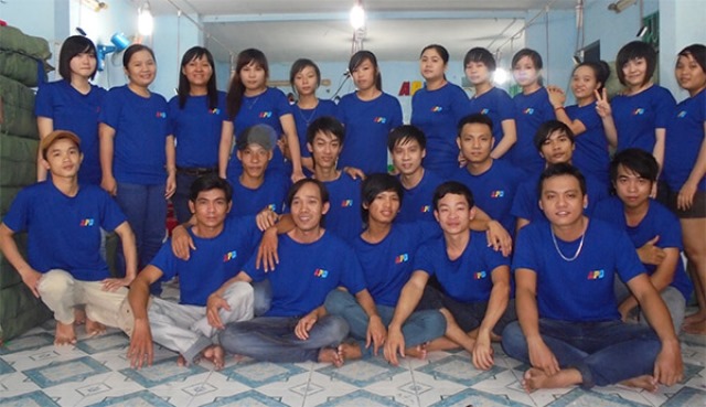 Mẫu áo thun đồng phục công nhân