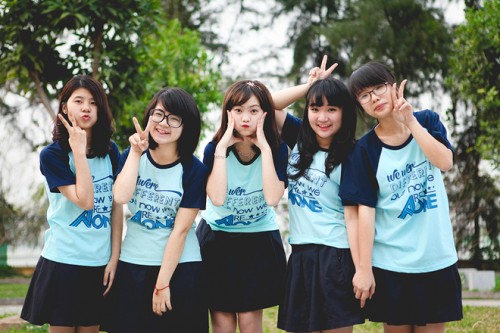 Áo thun đồng  phục nhớm giúp tăng tinh thần đoàn kết nhóm