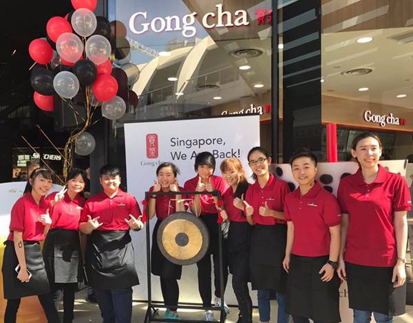 Mẫu đồng phục quán trà sữa Gong Cha