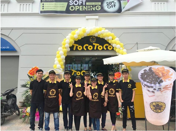 Tạp dề dài dành cho nhân viên pha chế