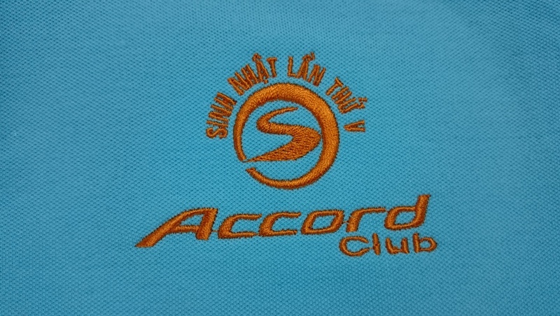 Mẫu thêu vi tính trên nền vải thun