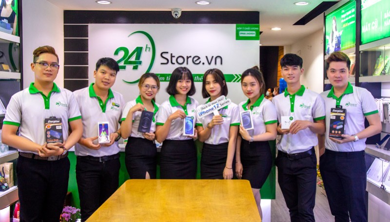 Mẫu đồng phục nhân viên tại 24h Store