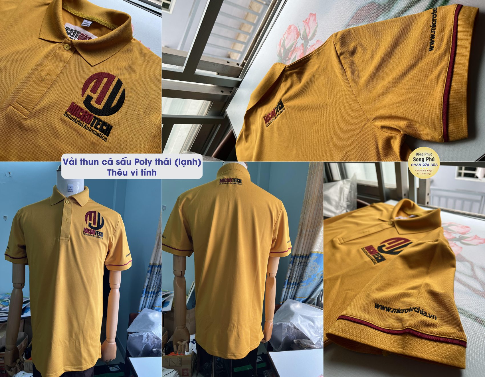 Mẫu áo thun đồng phục công ty Microtech