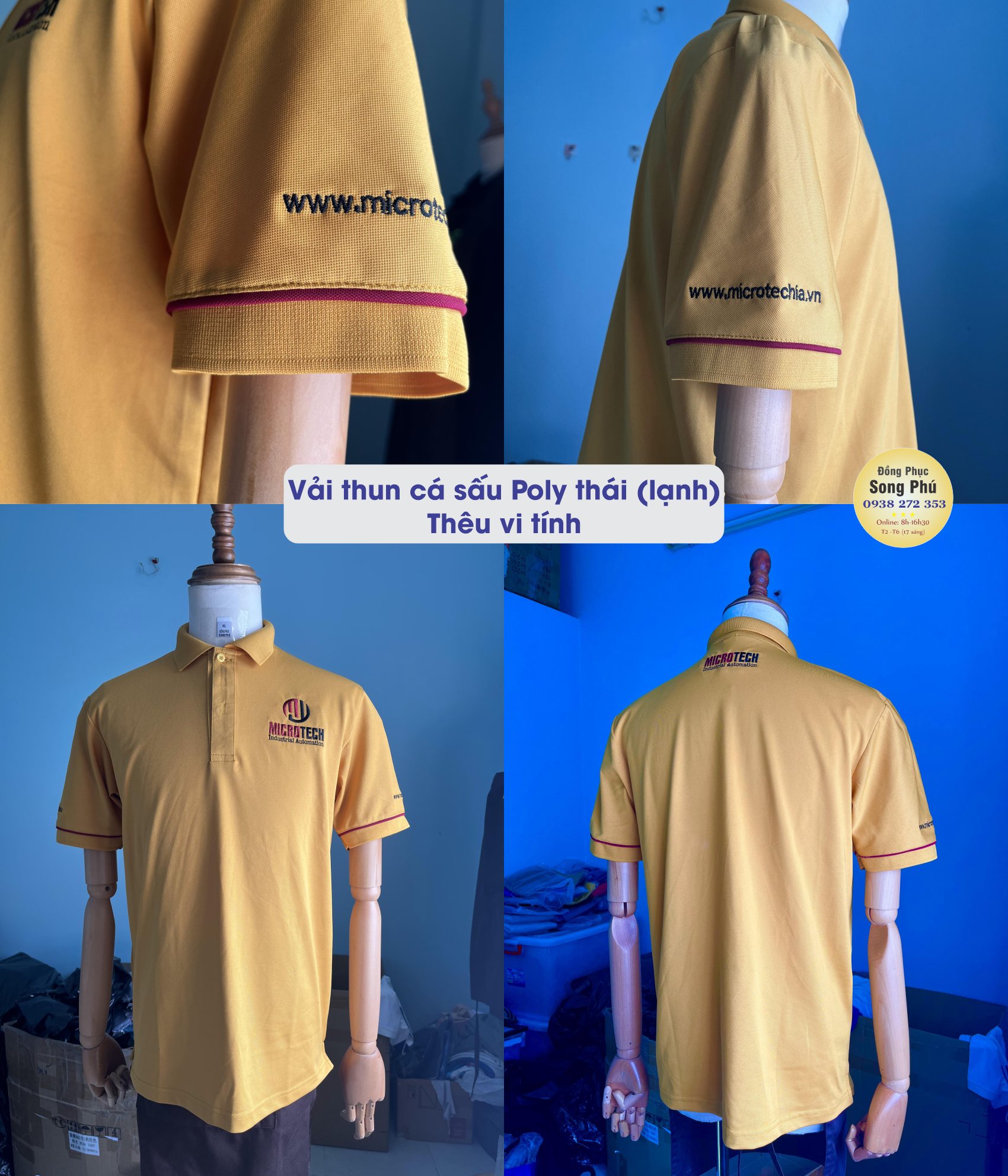 Mẫu áo thun đồng phục công ty Microtech