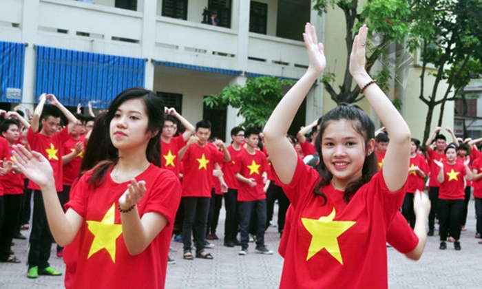 Mua áo lá cờ ở Đồng phục Song Phú