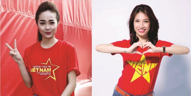 Ngoài mẫu truyền thống thì áo lá cờ Việt Nam còn có nhiều mẫu cải tiến