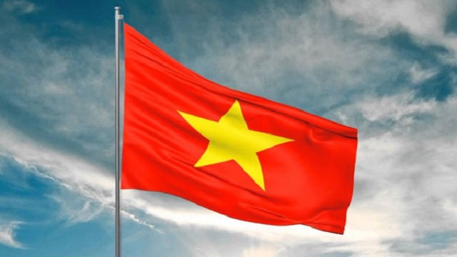 Kích thước lá cờ Việt nam là hình chữ nhật với chiều rộng bằng 2/3 chiều dài