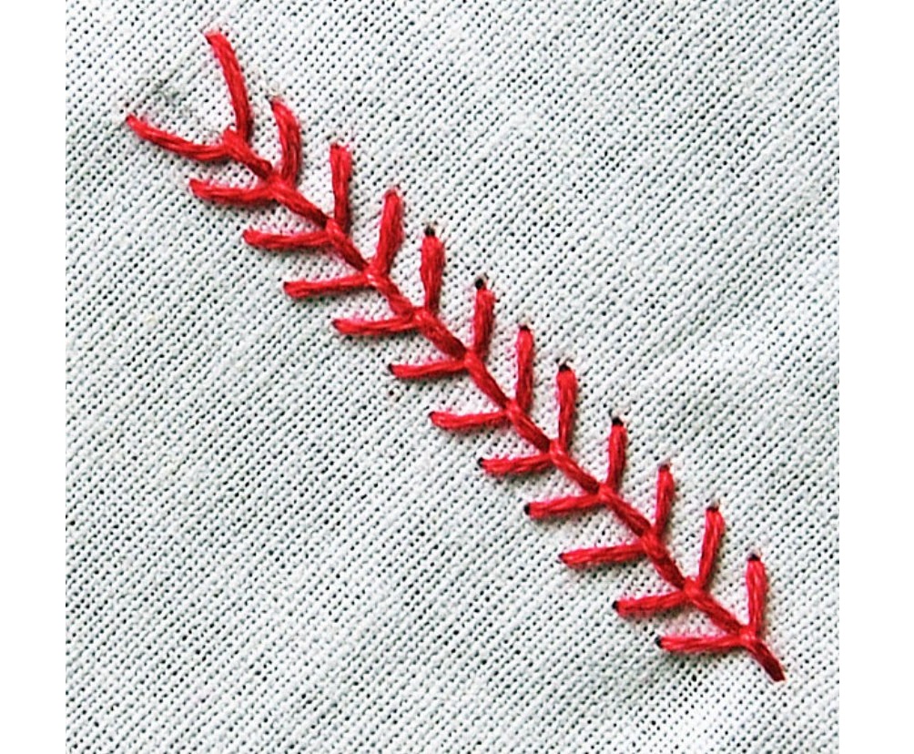 Một biến thể của mũi thêu Fly Stitch