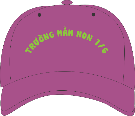 Mẫu thiết kế nón trường mầm non 1/6