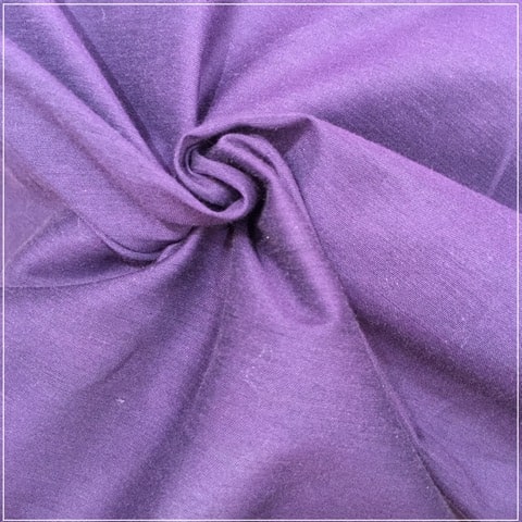 Mẫu vải cotton silk màu tím