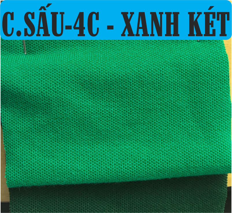Vải cá sấu 65/35 chuyên may áo cổ trụ (cổ bẻ)