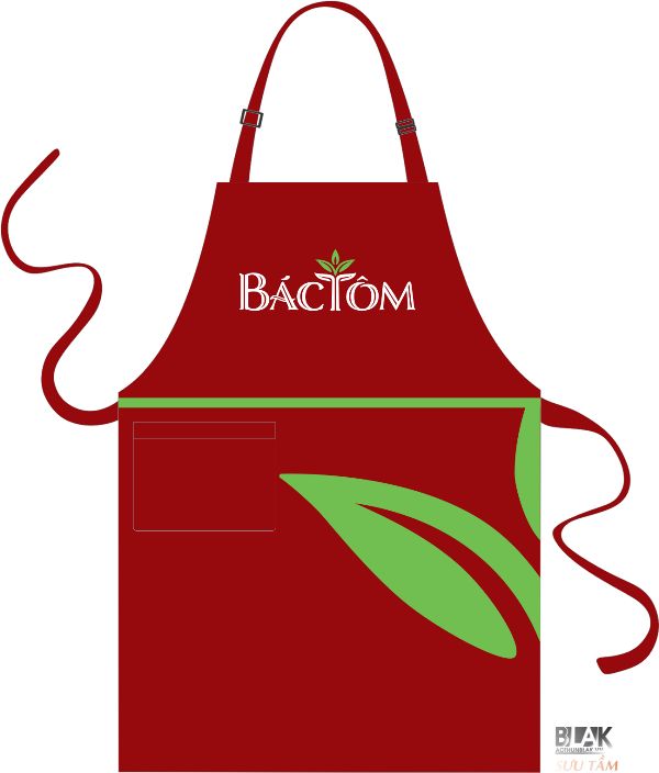 Mẫu thiết kế tạp dề Bác Tôm