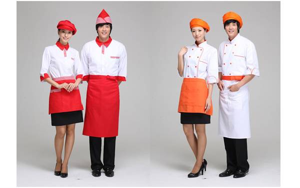 Màu sắc tạp dề bếp đa dạng