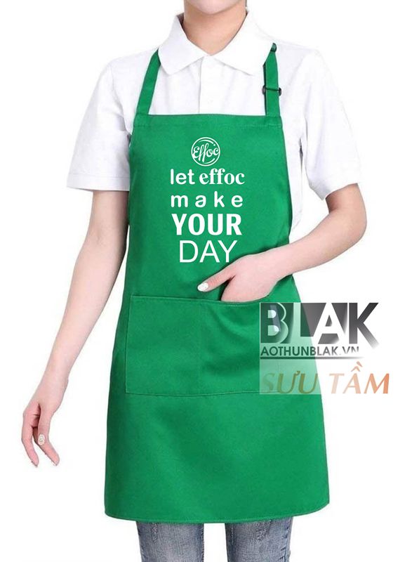 Mẫu thiết kế đồng phục tạp dề nhân viên tại Effoc Coffee