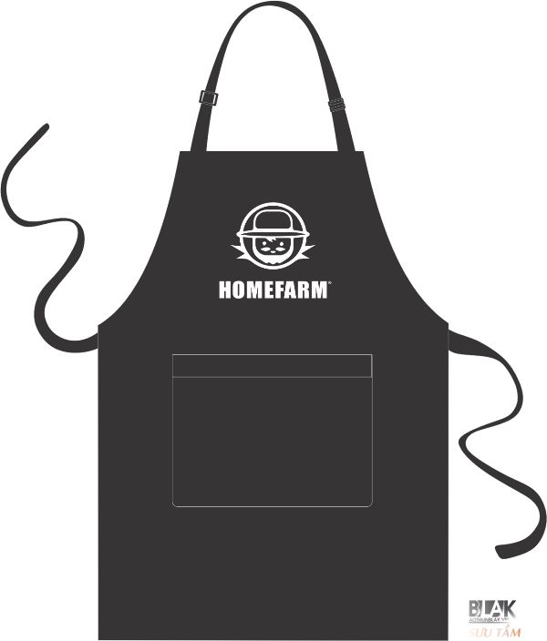 Mẫu thiết kế tạp dề HomeFarm