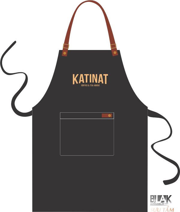 Mẫu thiết kế tạp dề quá cà phê Katinat