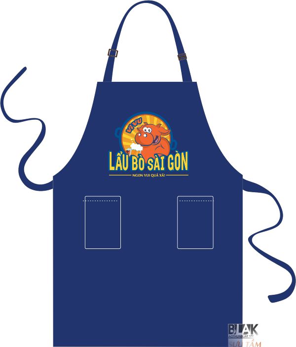 Mẫu thiết kế tạp dề đồng phục nhân viên