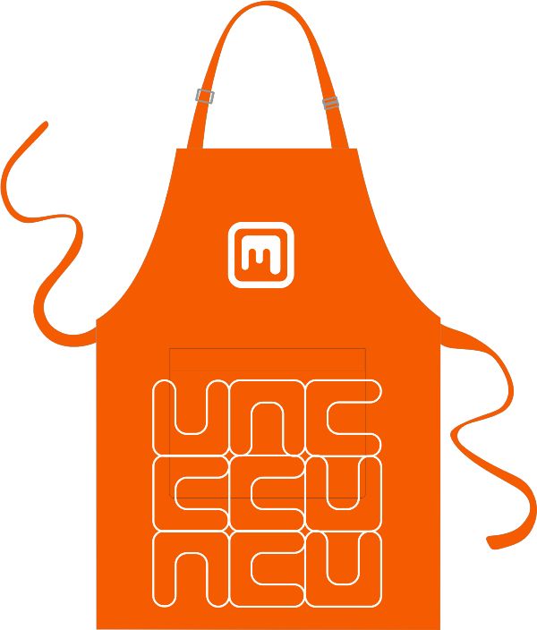 Mẫu thiết kế tạp dề cửa hàng Kem Milana