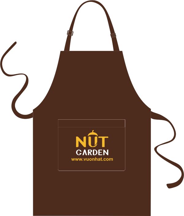Mẫu thiết kế tạp dề công ty Vườn Hạt